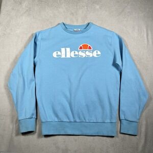 Ellesse Women's Agata Crew Neck Sweatshirt Pullover Blue Size US  Medium‎ (WB3).